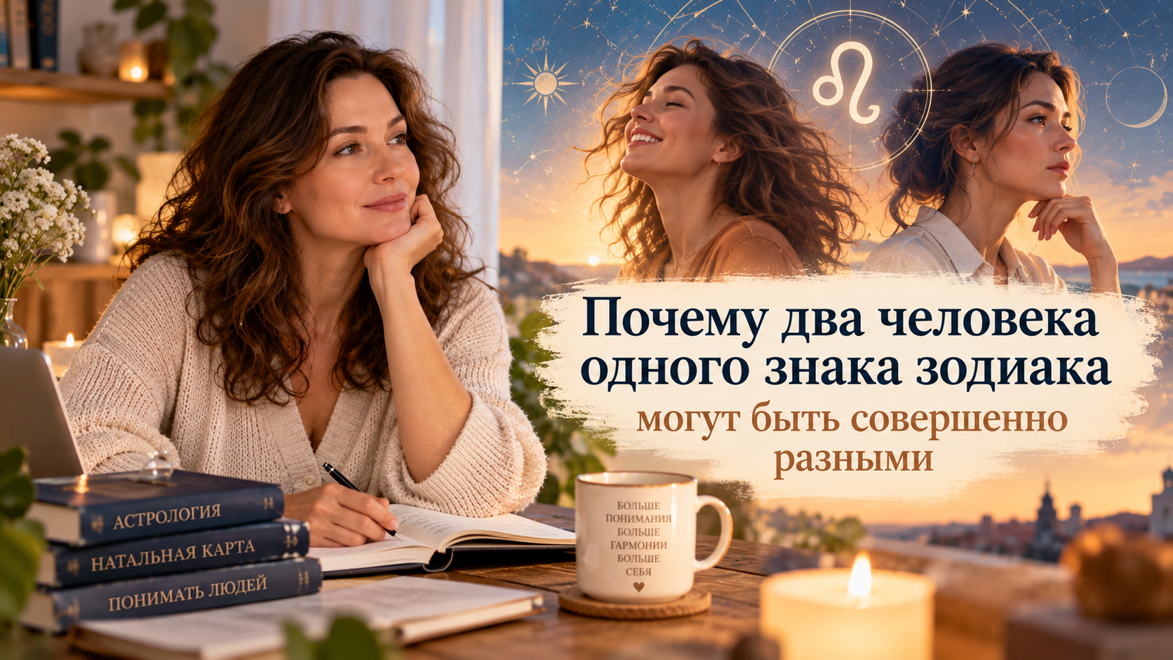 Иллюстрация к статье «Почему два человека одного знака зодиака могут быть совершенно разными»